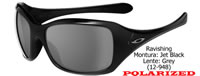 Oakley Ravishing Polarized Jet Black/Grey (12-948)